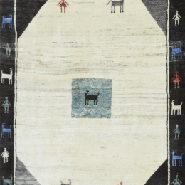 Χειροποίητο Χαλί Persian Gabbeh C Wool 145Χ198 145Χ198cm